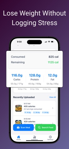 LogEasy: AI Calorie Scanner iPhone screenshot