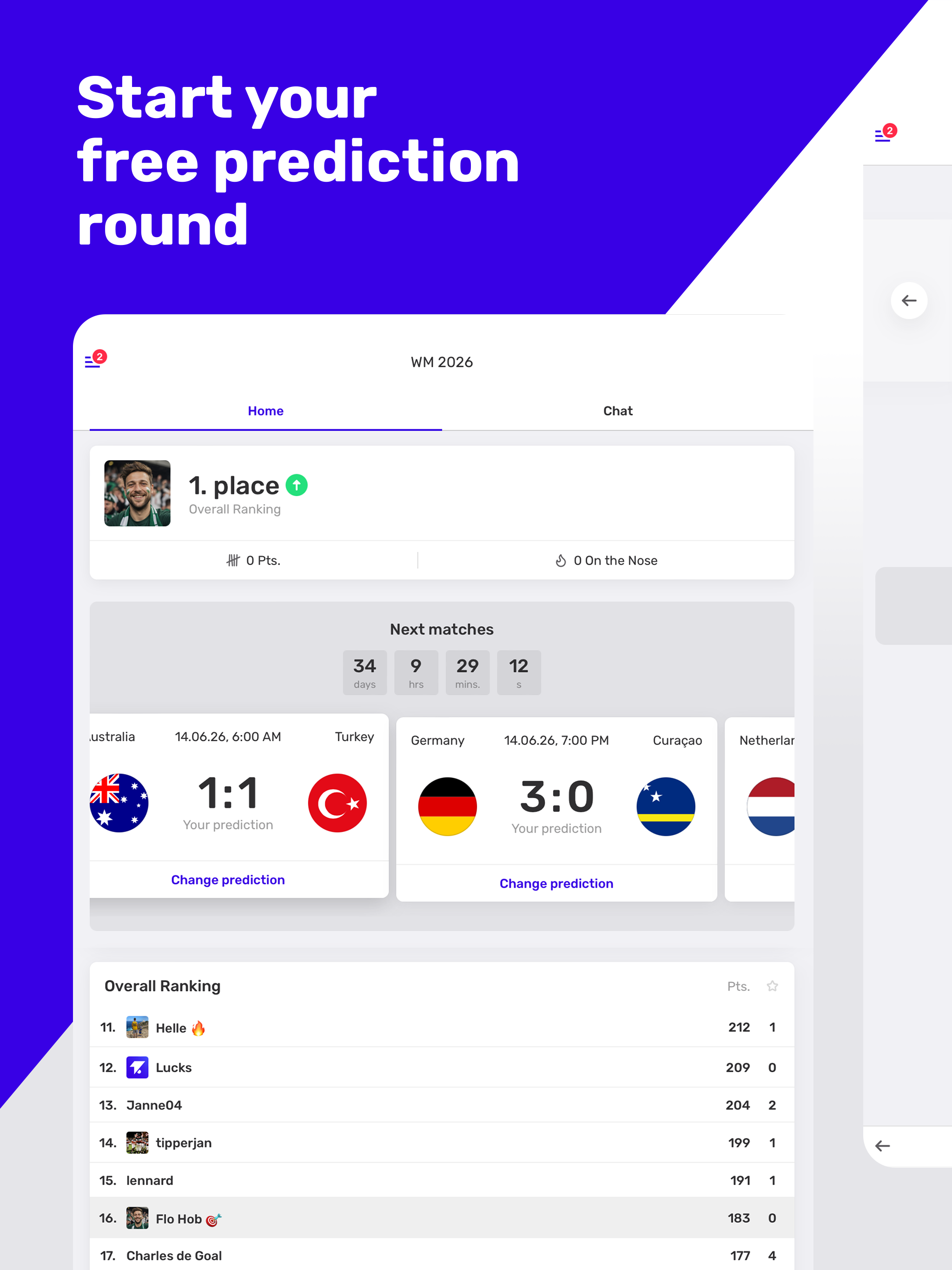Teamtip - WC26 Predictor Game