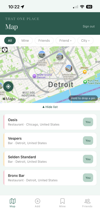 That One Place - Private Guide Screenshot 3 of 5