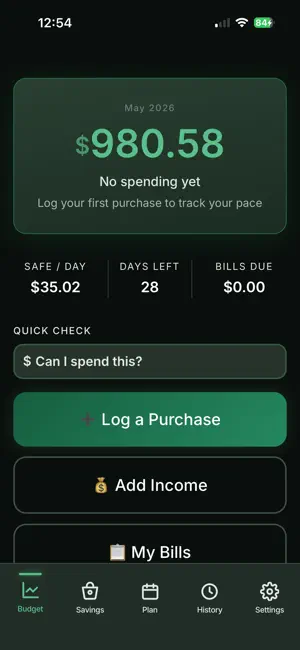 MoneyLeft: Safe to Spend screenshot 4