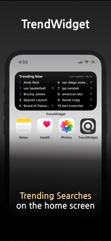 TrendWidget: AI Search & News iPhone screenshot