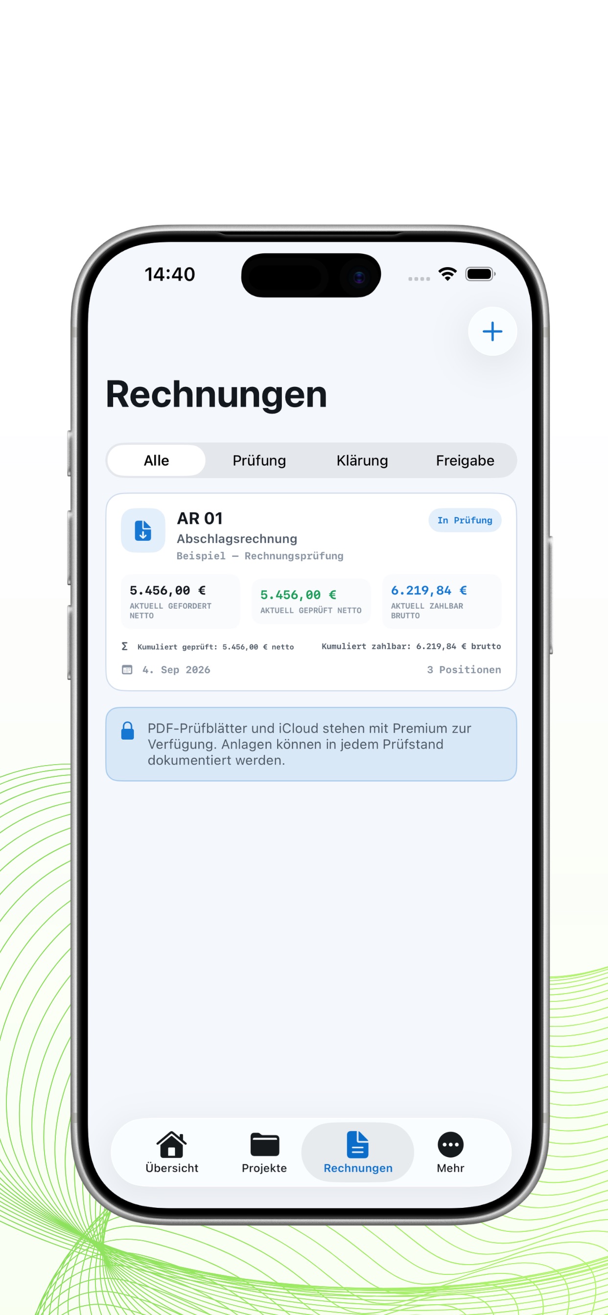 Screenshot 4 of RechnungsPro|tokolle