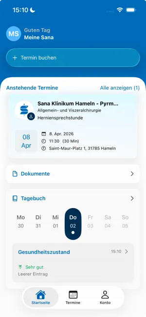 MeineSana screenshot 2