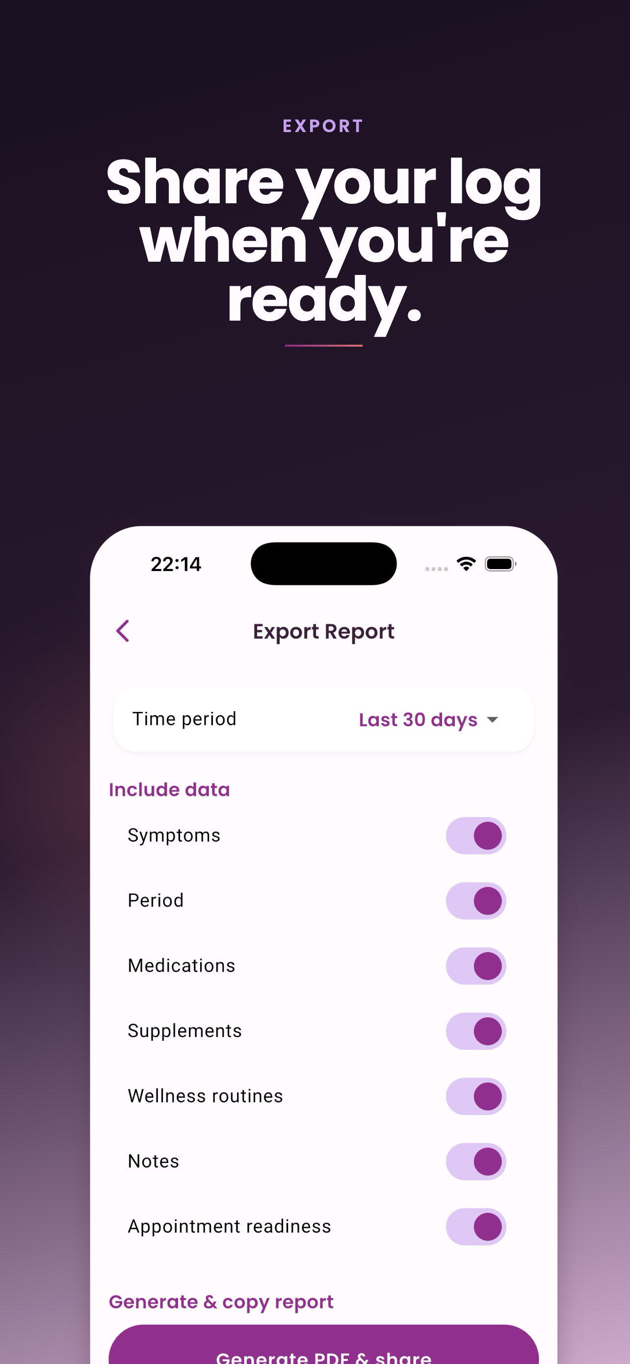 Perimenopause Tracker +