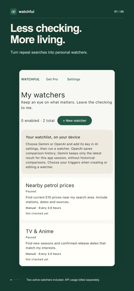 Watchful: Personal AI Alerts screenshot 1