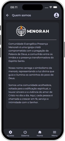 Comunidade Presença Menorah screenshot