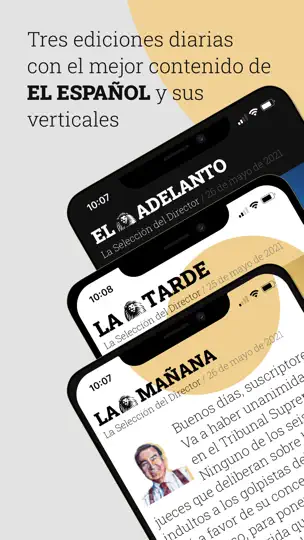 Captura de pantalla de El Español: Diario De Noticias en iPhone 5