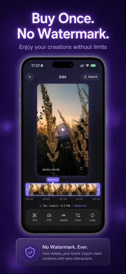 Captura de pantalla de Video A GIF: Creador De GIF en iPhone 4
