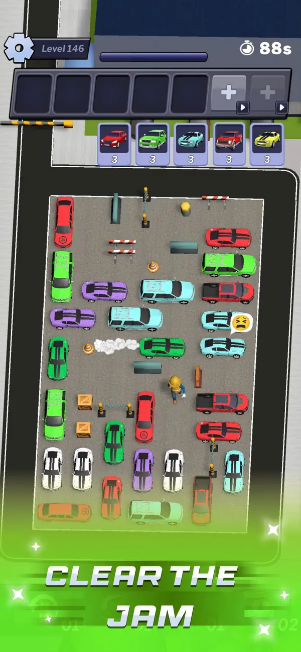 Screenshot #2 pour Car Out: Match-3 Puzzle Master