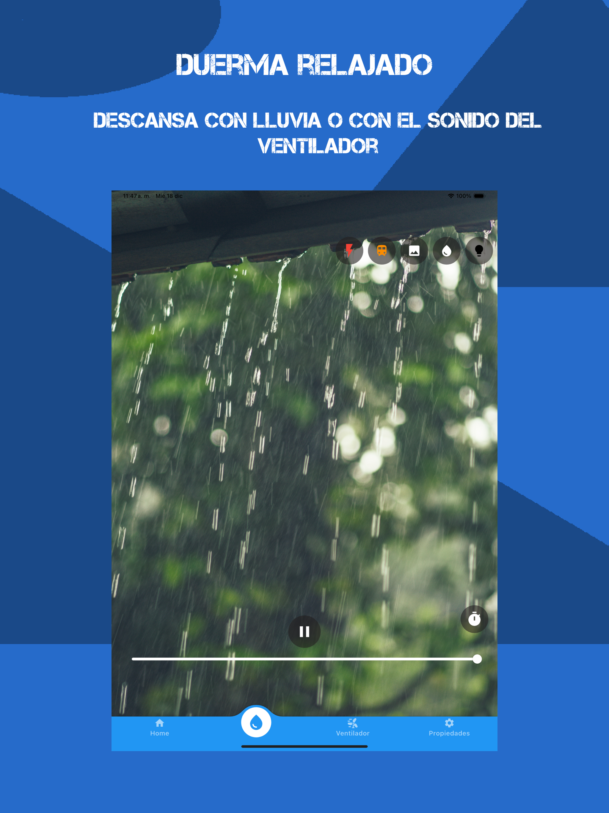 Lluvia para dormir screenshot 6