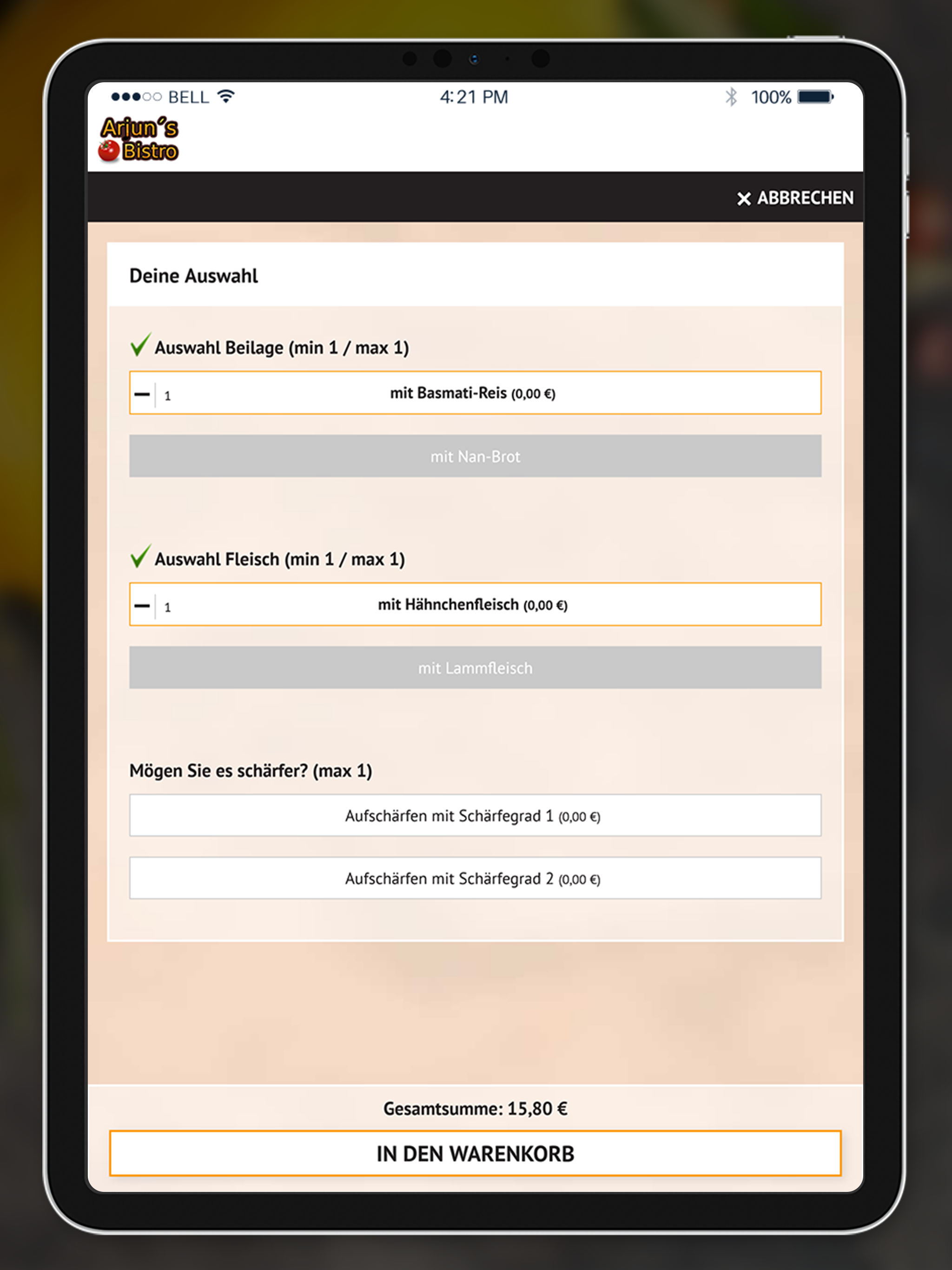 Arjuns Bistro - Dresden screenshot 10