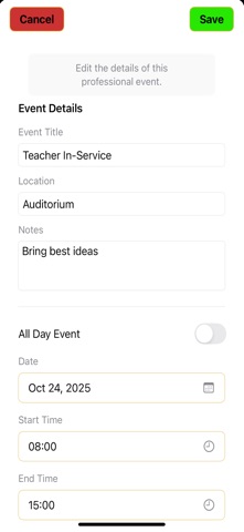 Remind Me for Teachers screenshot