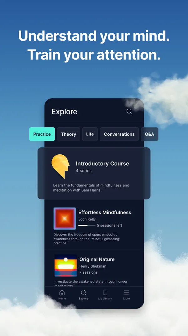 Waking Up: Meditation & Wisdom iPhone App Screenshot 5 – Gesundheit & Fitness