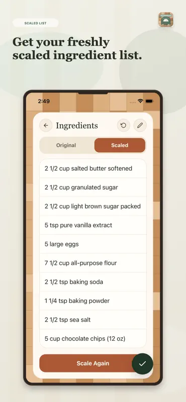 Recipe Scaler Pro screenshot 6 of 7
