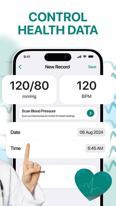 Blood Pressure: Track Stress Screenshot