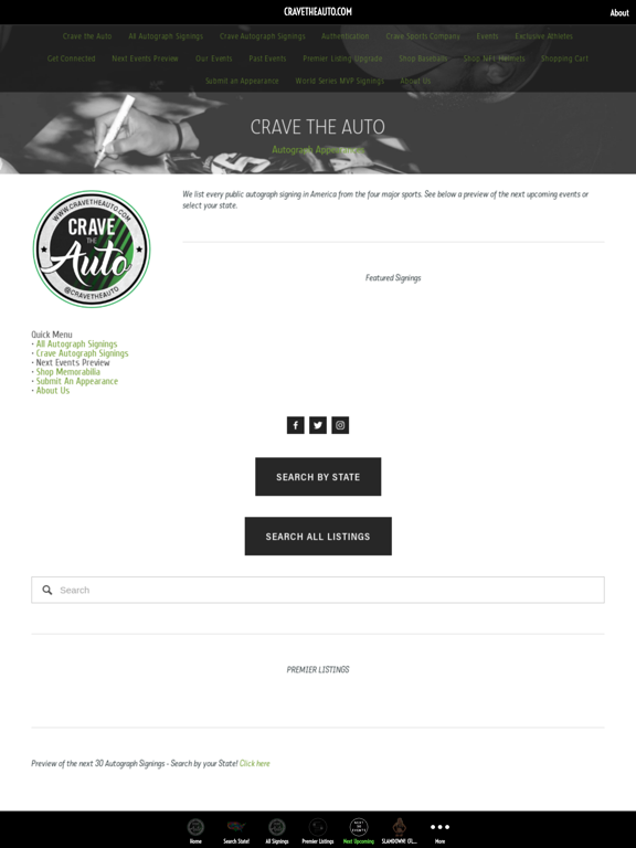 CRAVE THE AUTO iPad screenshot 5 - Sports app