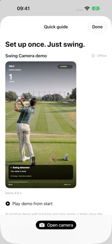 Golf Apps - Swing Tracker screenshot 1