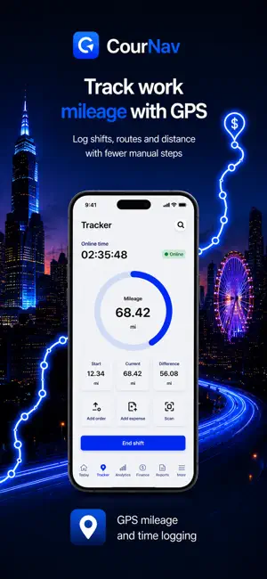 CourNav: Courier Earnings screenshot 2