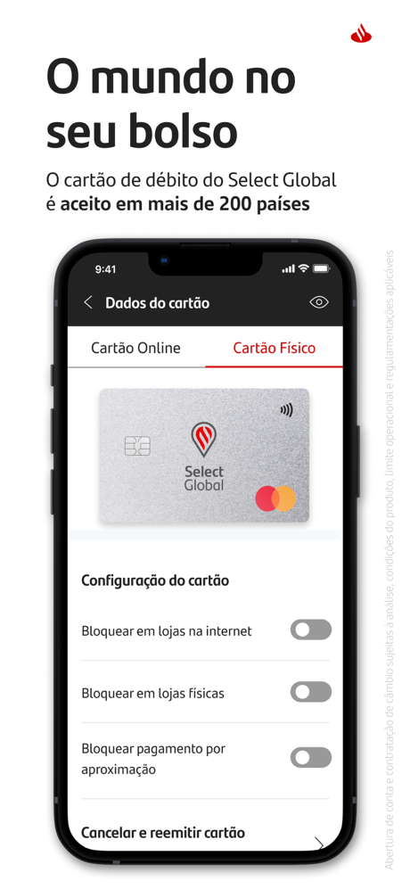 Select Global: conta em dólar screenshot 4