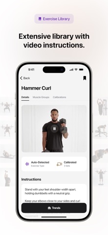 Motra AI Workout Fitness Coach iPhone screenshot