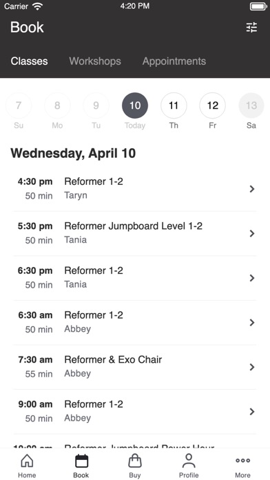 KOR Pilates Screenshot