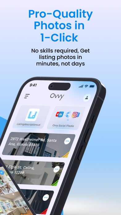 Ovvy: Real Estate Photography Screenshot