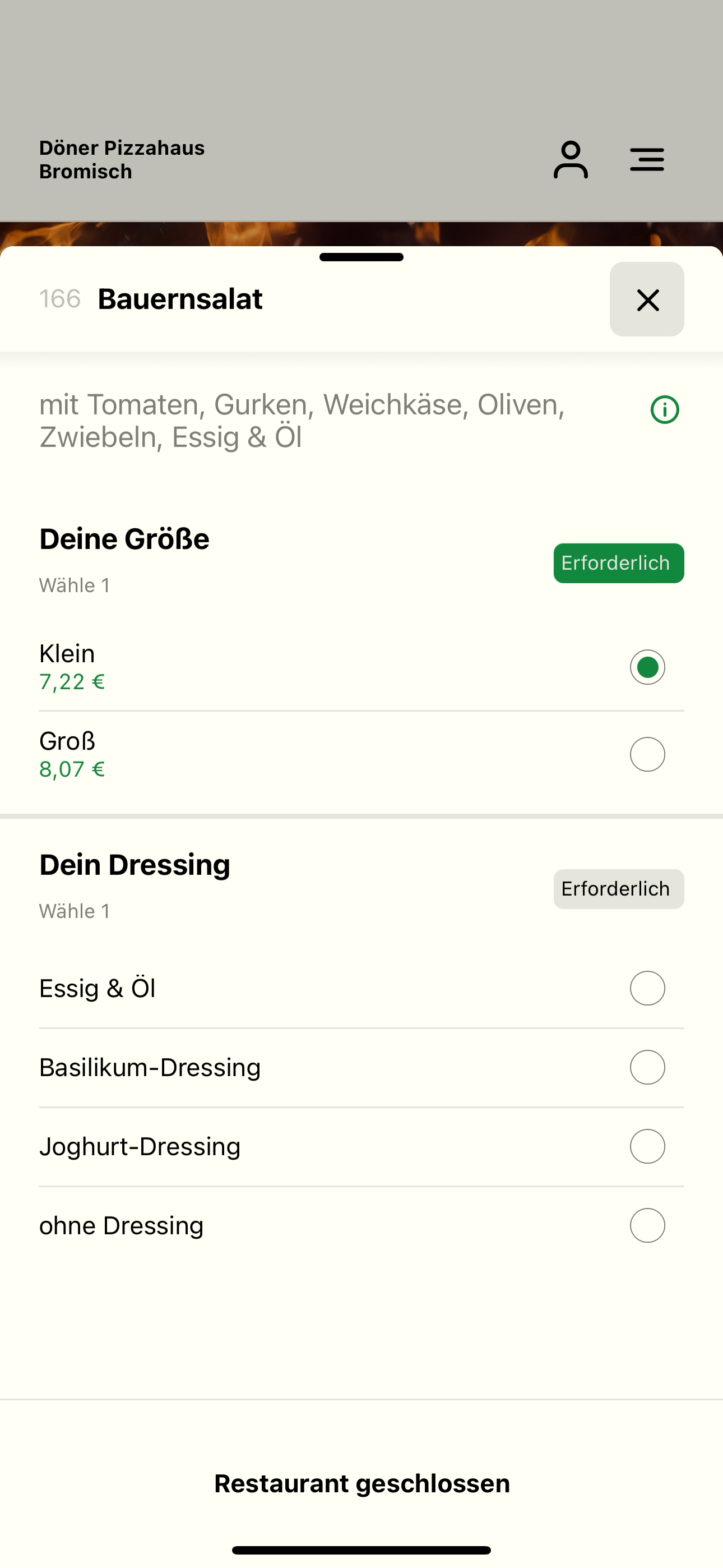 Döner Pizzahaus Bromisch