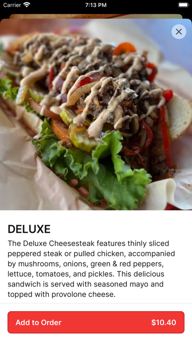 Murphy's Cafe 126 To Go iPhone screenshot 3 - Food & Drink app