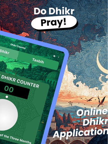 Dhikr Counter: Tasbih & Zikir iPad screenshot