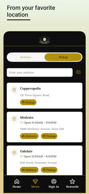 Gold Dust Pizza screenshot 4