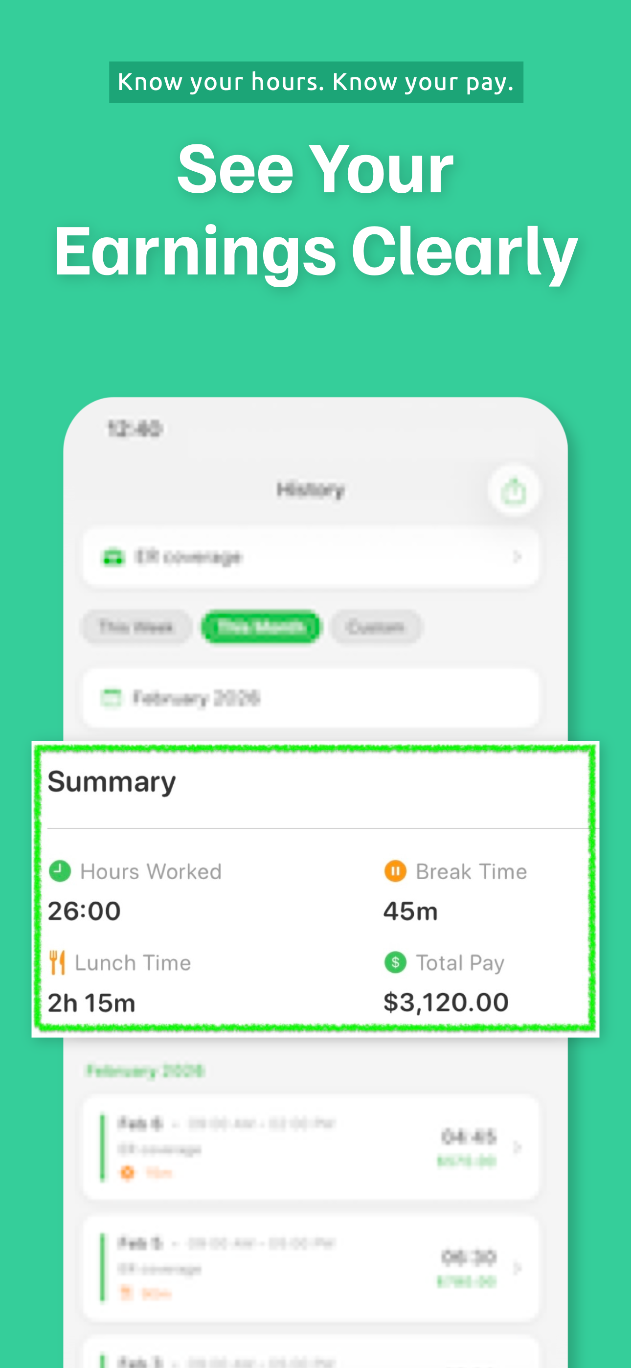 Work Log – Hours Tracker screenshot 5