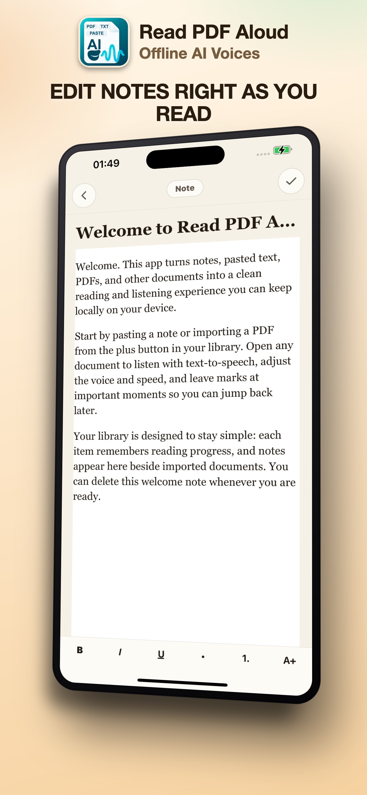 Screenshot 8 of Read PDF Aloud with offline ai