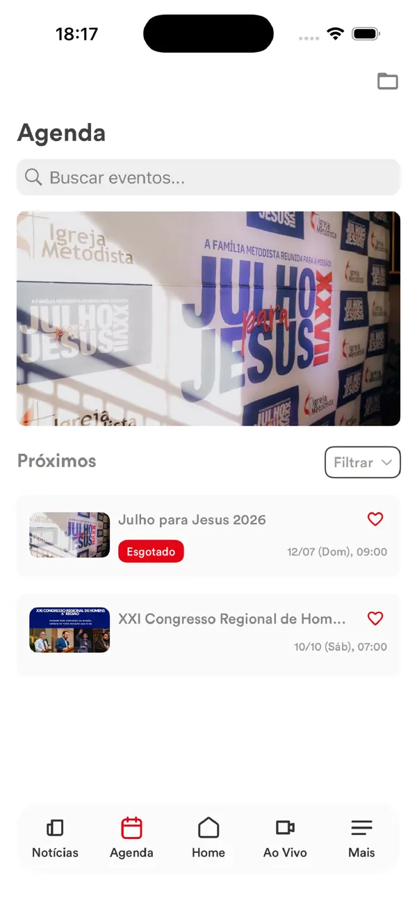 Screenshot #3 pour Igreja Metodista Sexta Região