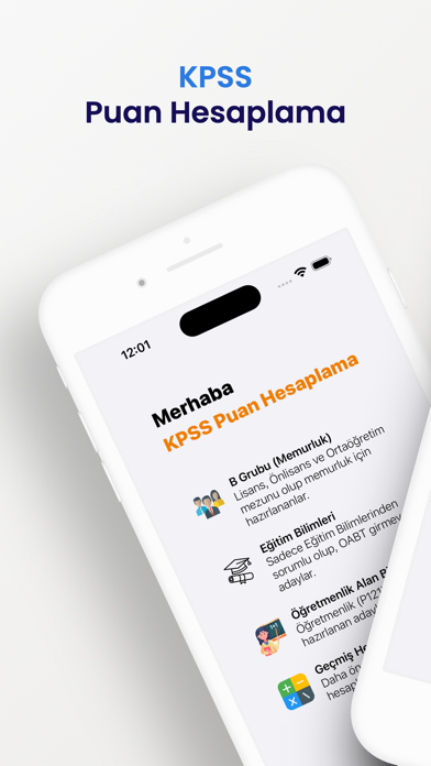KPSS - Puan Hesaplama Screenshot