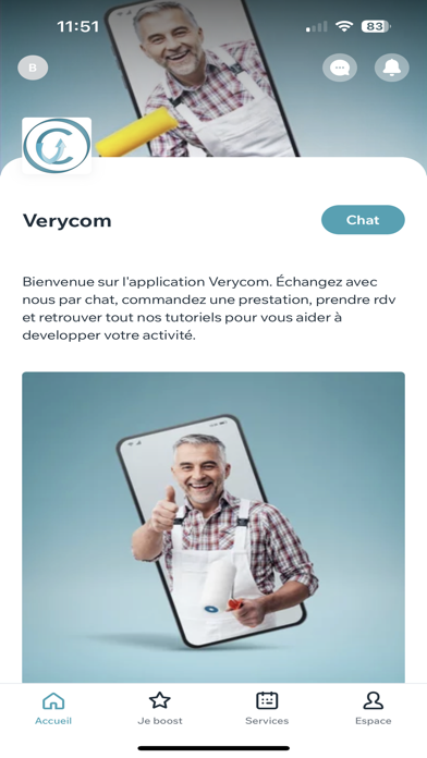 Screenshot 1 of Verycom App