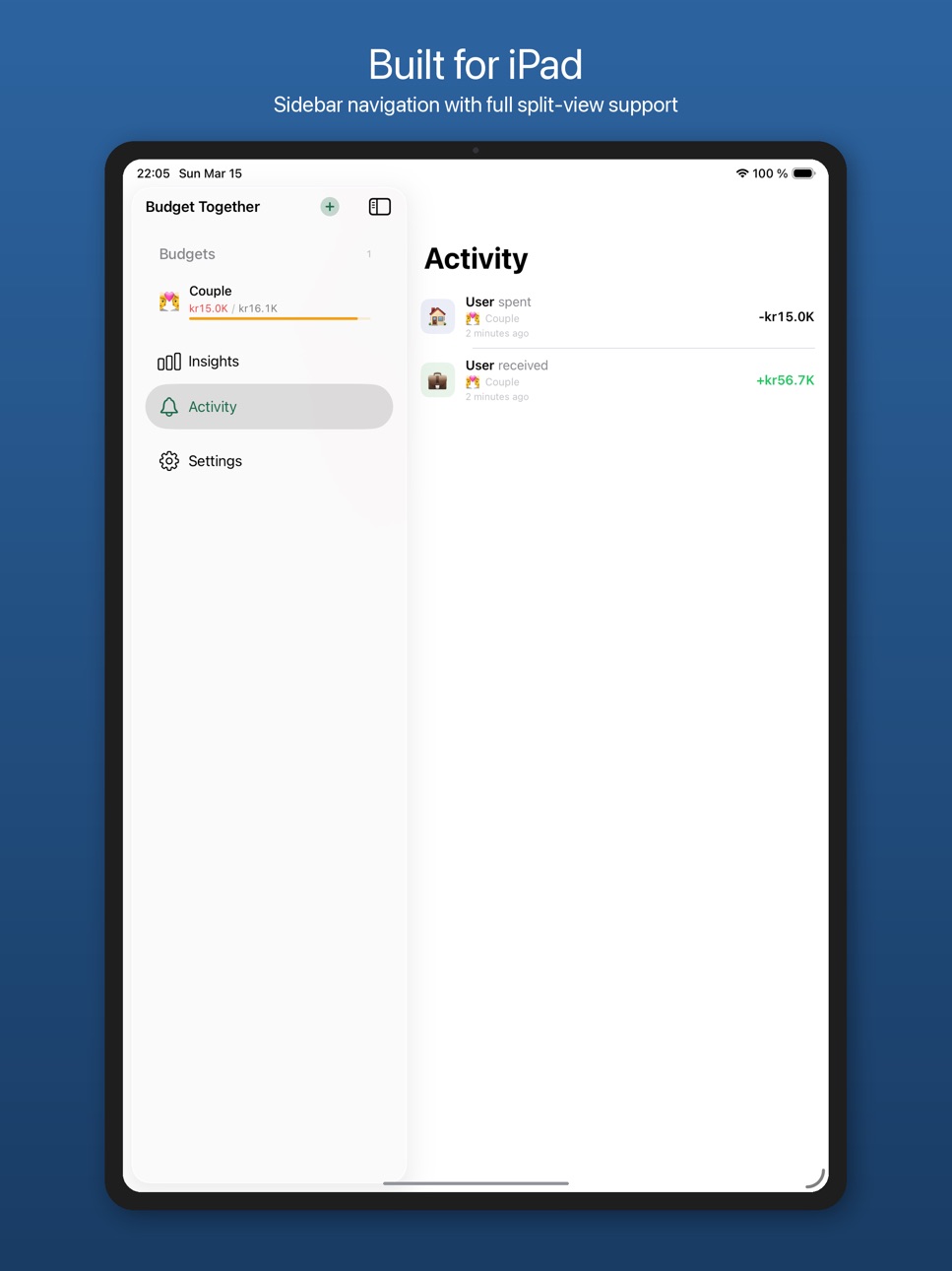 iPad screenshot