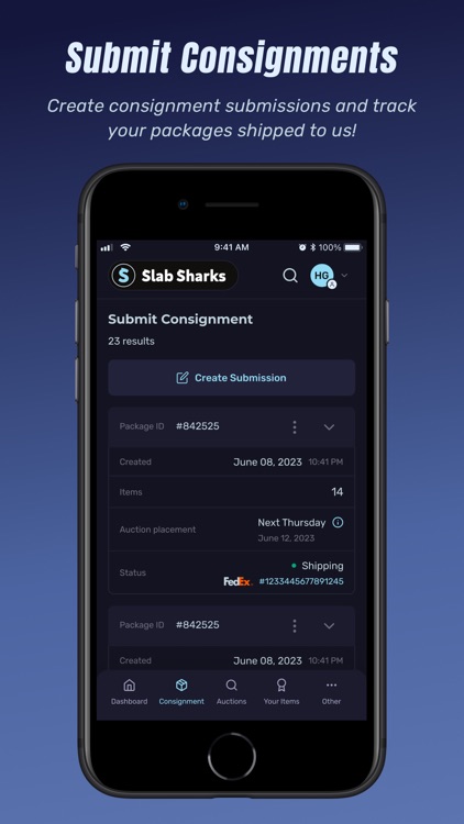 Slab Sharks App
