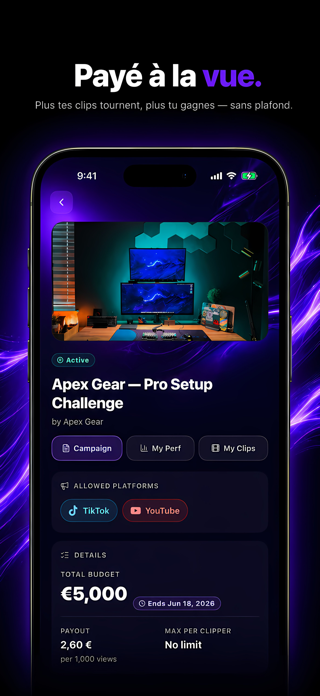 Klips: Clip & Earn Screenshot 3 of 5