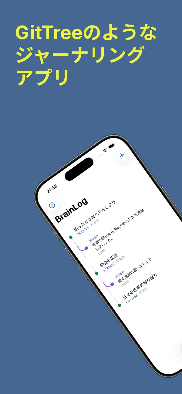 #1. BrainLog (iOS) Podle: JUNICHI HASHIMOTO