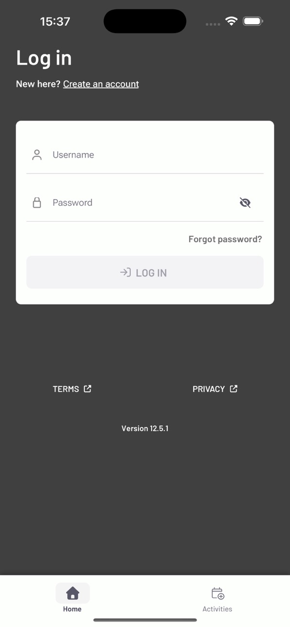 iPhone screenshot