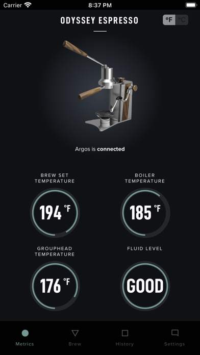 Odyssey Espresso Screenshot