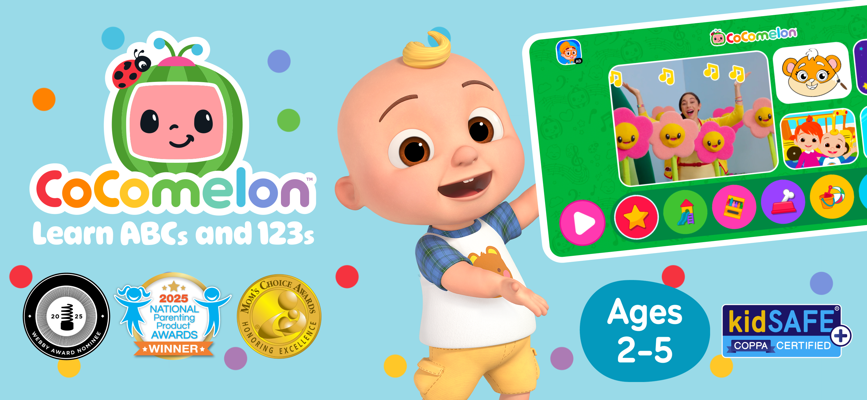 CoComelon: Learn ABCs and 123s