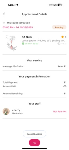 Top1 Booking Screenshot 9 of 10
