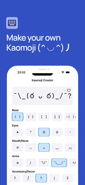 Kaomoji Keyboard + Emoji Maker screenshot 3