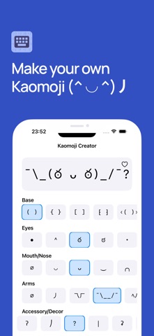 Kaomoji Keyboard + Emoji Maker screenshot