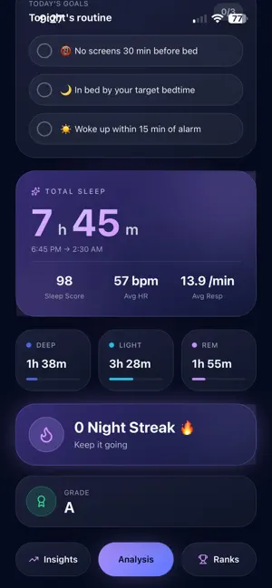 REMi Sleep Coach screenshot 1