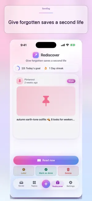 SaveTag: AI Social Bookmarks screenshot 2