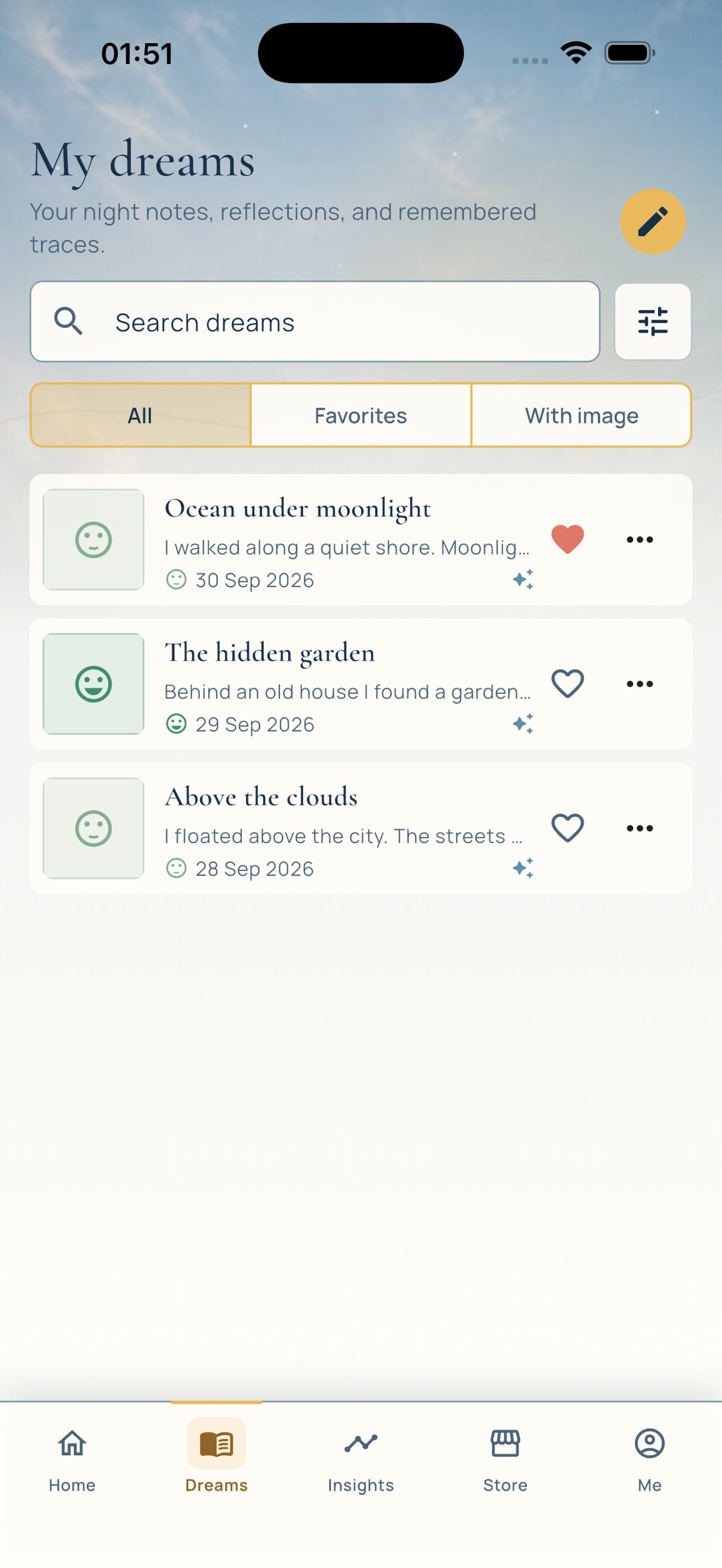 Screenshot 2 of Rüya İzleri: Dream Journal