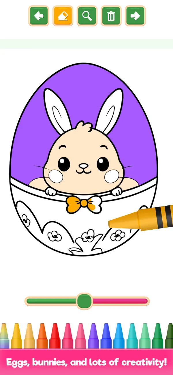 Screenshot #2 pour Coloriages d'oeufs de Pâques p