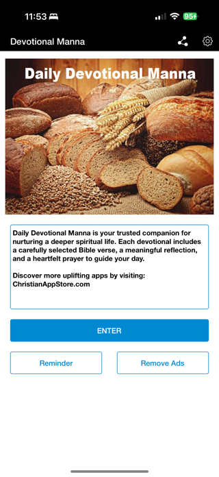 Daily Devotional Manna Screenshot 1 of 5